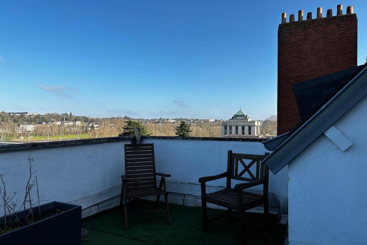 Beautiful Apartment With Terrace - Loire View Tours Bagian luar foto