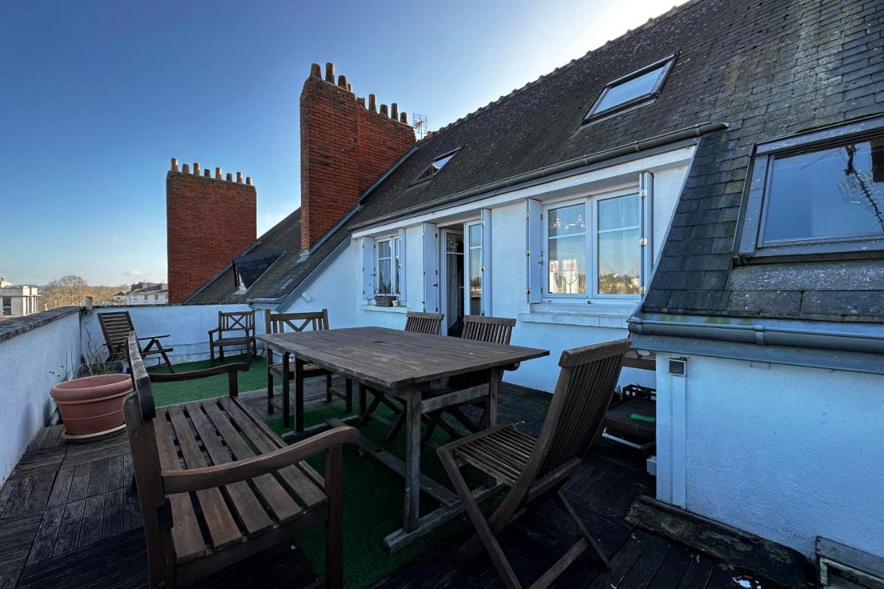 Beautiful Apartment With Terrace - Loire View Tours Bagian luar foto